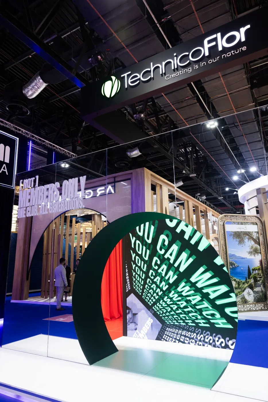 The LED arch: You can watch